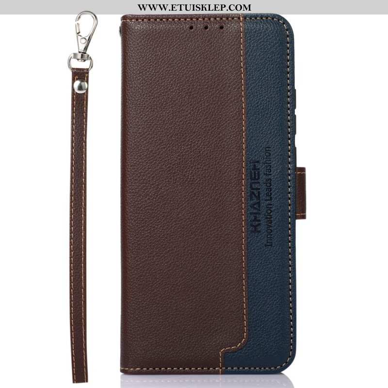 Etui Folio do iPhone 15 Rfid Khazneh